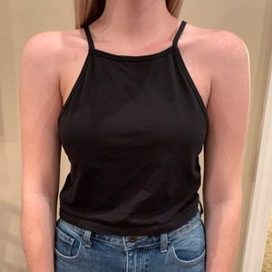 Black crop top